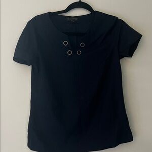 Banana Republic Navy Short Sleeve Top